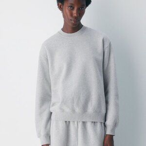 Aritzia Cozy Sweatfleece Perfect Crew Sweatshirt TNA SZ S